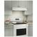 Left. Broan - Glacier 36" Convertible Range Hood - White.