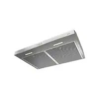 Broan Glacier - 36 inches - Convertible - Under cabinet Range Hood - Stainless Steel - Front_Zoom