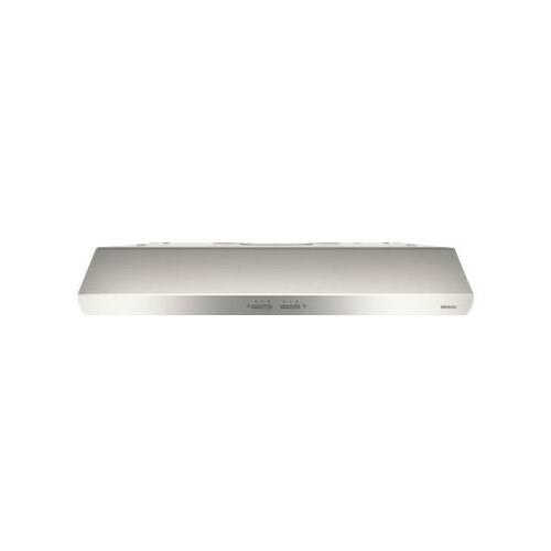 Front. Broan - Sahale 30" Convertible Range Hood - Stainless Steel.
