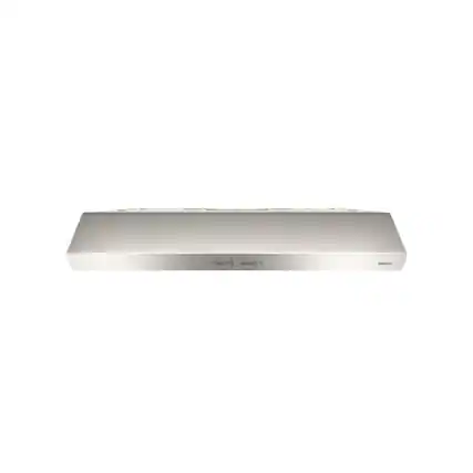 Front. Broan - Sahale 30" Convertible Range Hood - Stainless Steel.