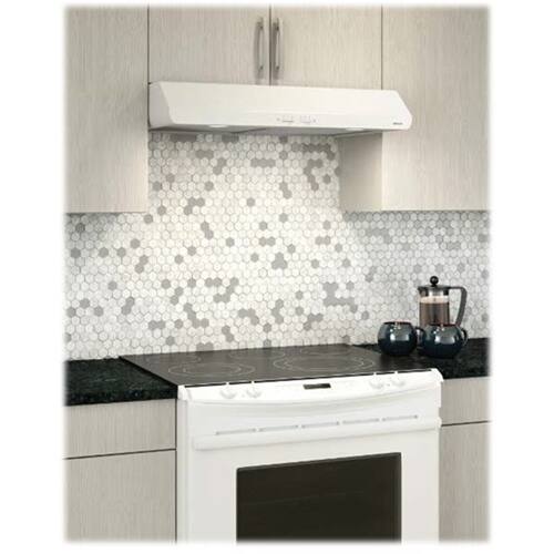 Alt View 12. Broan - Sahale 30" Convertible Range Hood - Stainless Steel.