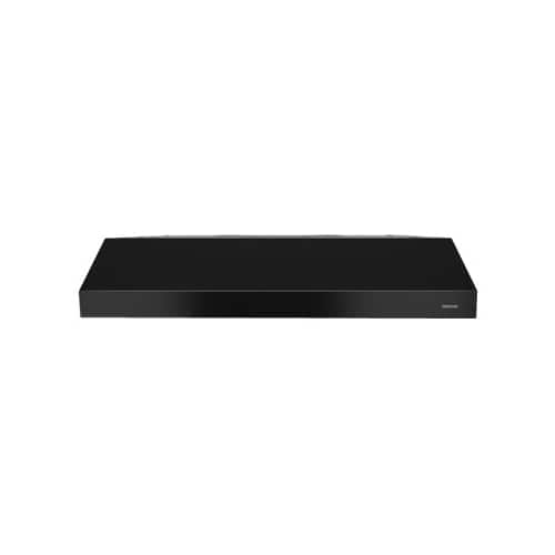 Front. Broan - Glacier 30" Convertible Range Hood - Black.