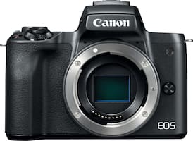 Canon - EOS M50 Mirrorless Camera (Body Only) - Black - Front_Zoom