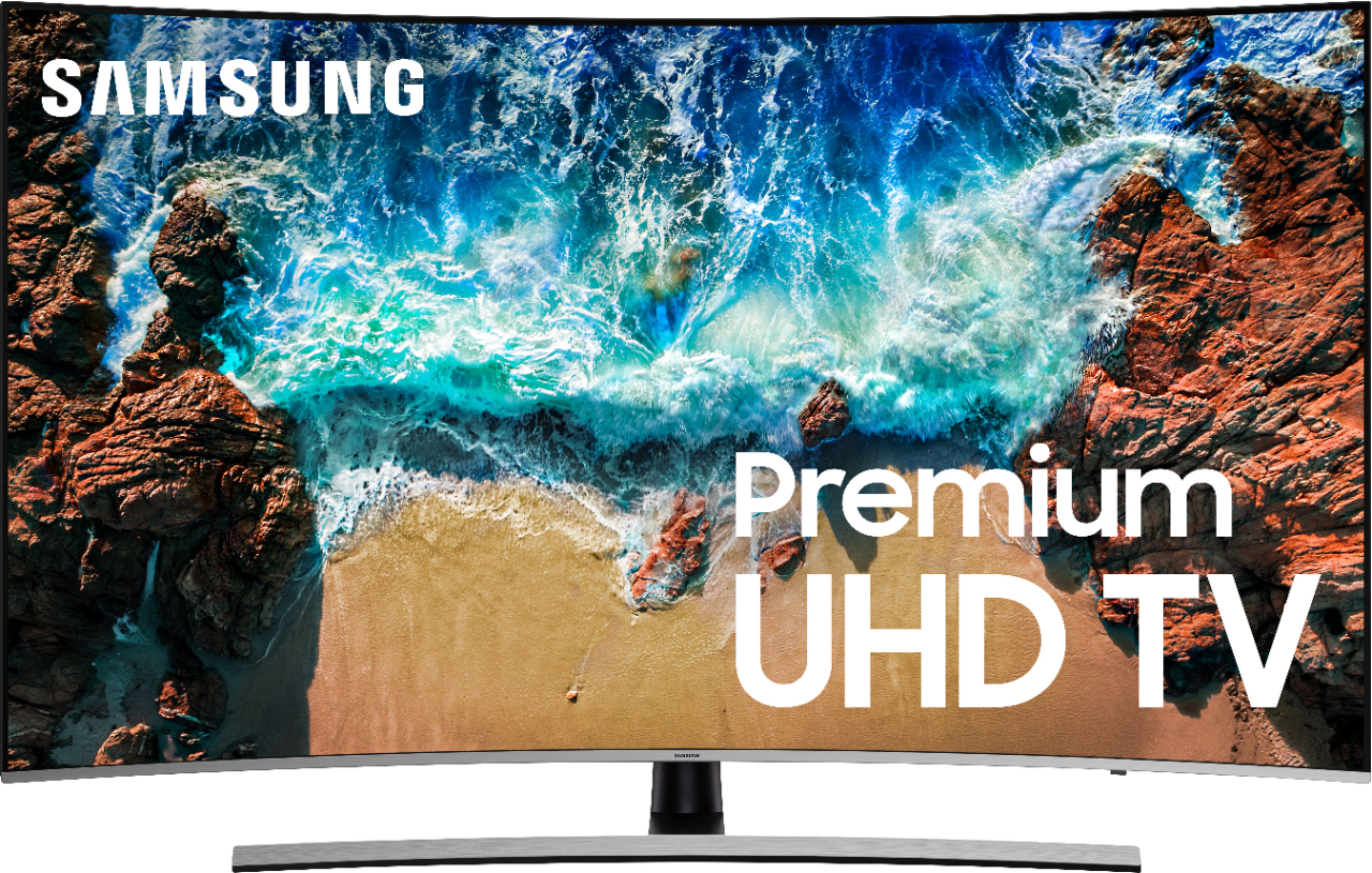 Tektonisch tong Verdeelstuk Best Buy: Samsung 55" Class LED Curved NU8500 Series 2160p Smart 4K UHD TV  with HDR UN55NU8500FXZA