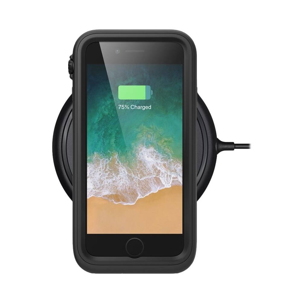 protective waterproof case for apple iphone 8 and 7 - stealth black protective waterproof case for apple iphone 8 and 7 - stealth black