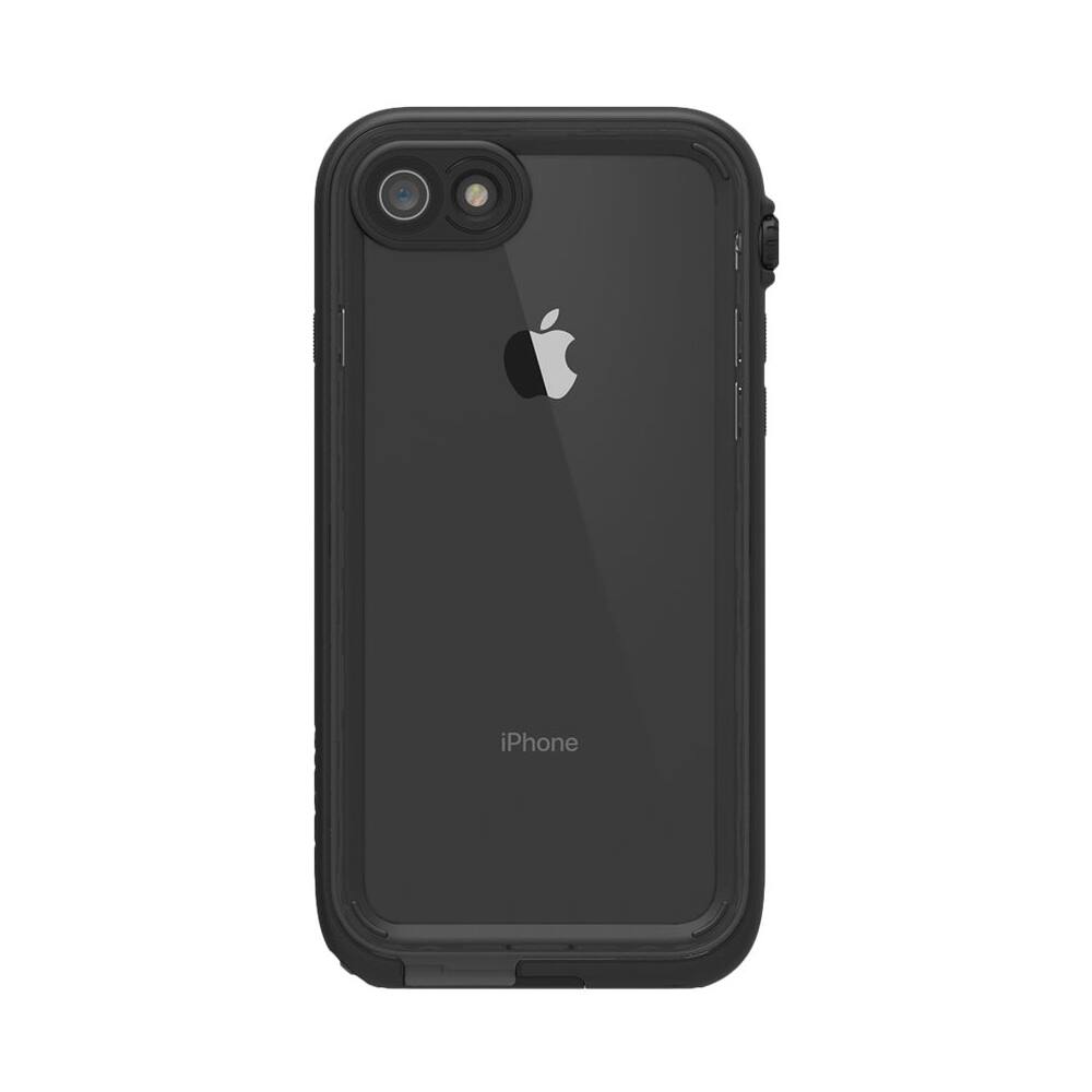 protective waterproof case for apple iphone 8 and 7 - stealth black protective waterproof case for apple iphone 8 and 7 - stealth black