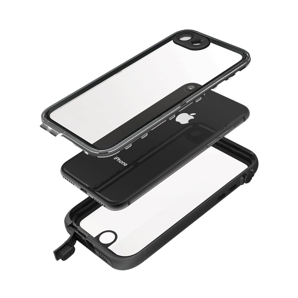 protective waterproof case for apple iphone 8 and 7 - stealth black