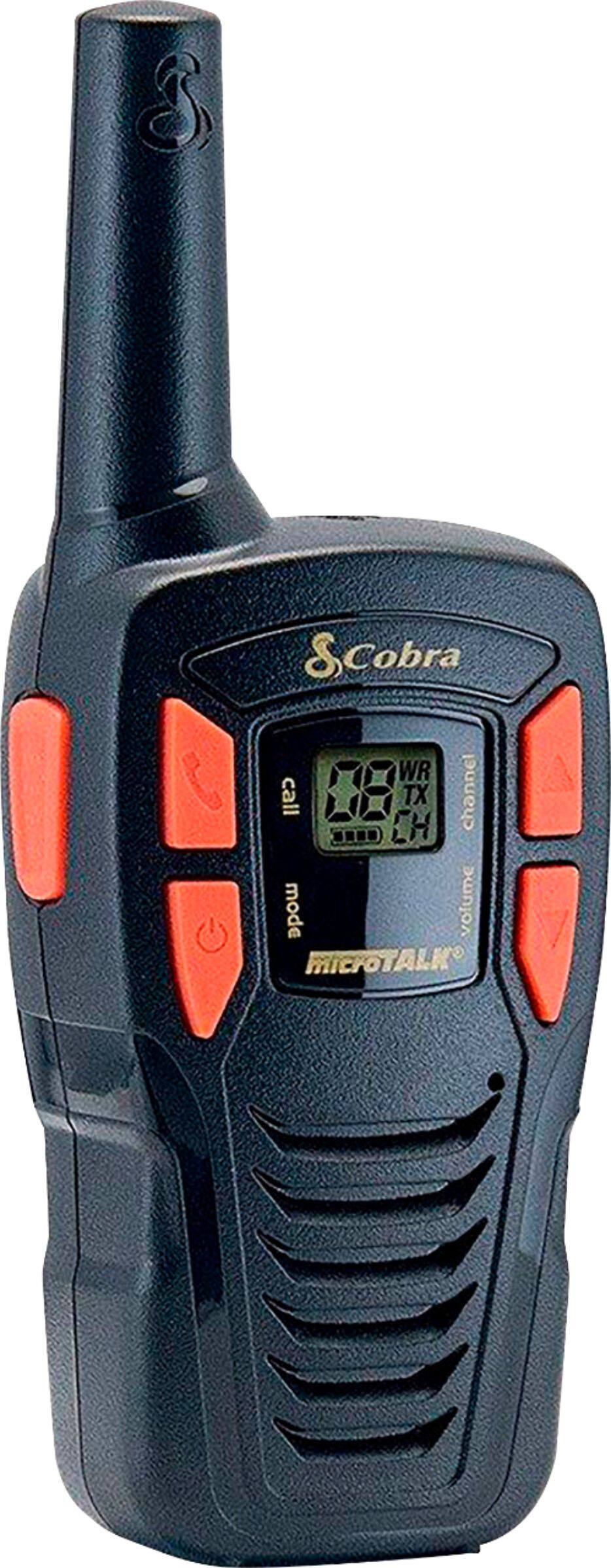 Alt View 17. Cobra - MicroTALK 16-Mile, 22-Channel FRS/GMRS 2-Way Radios (3-Pack) - Black.