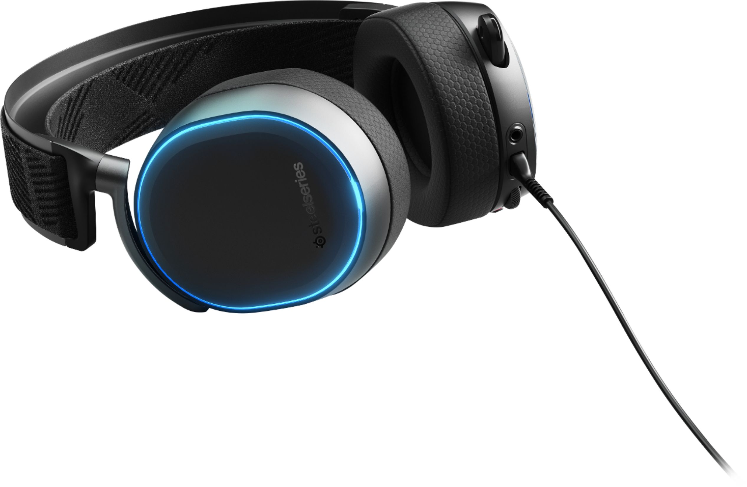Left View: SteelSeries - Arctis Pro Wireless Lossless High Fidelity Gaming Headset for PS5, PS4 and PC - Black