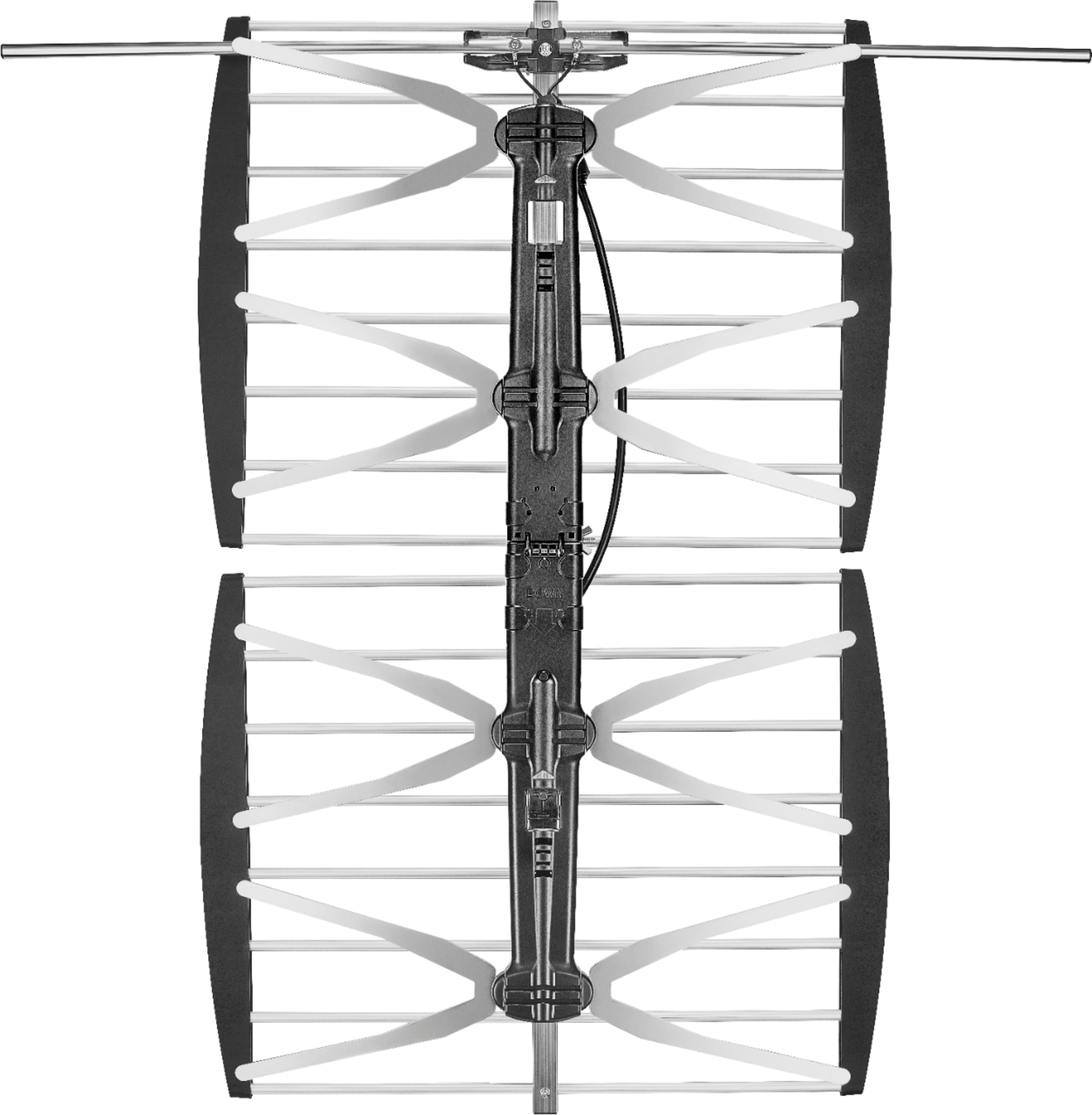 Front. Insignia™ - Outdoor Antenna - Silver/Black.
