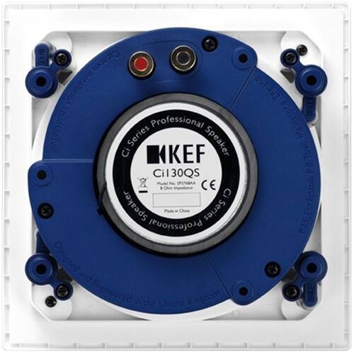 Back. KEF - Ci130QS Speaker - White.