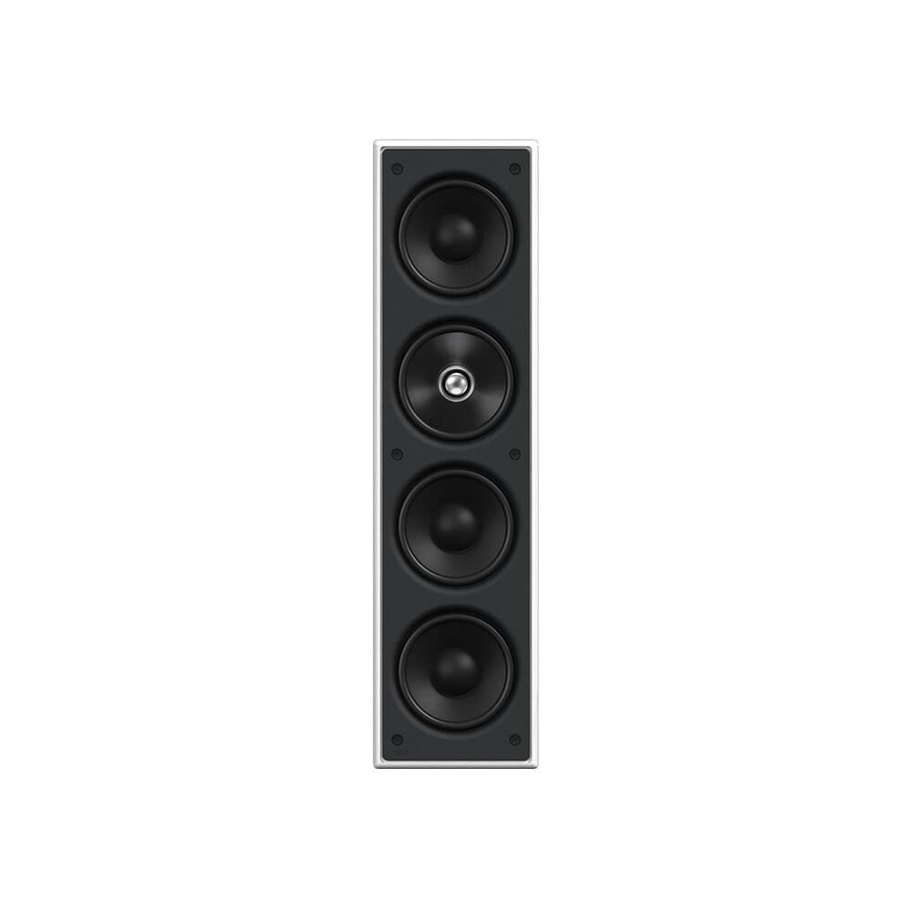Front. KEF - Ci4100QL-THX Speaker - White.
