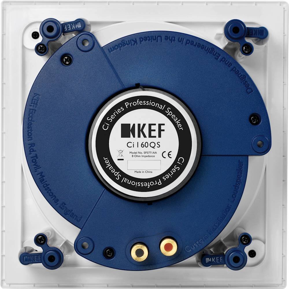 Alt View 12. KEF - Ci160QS Speaker - White.