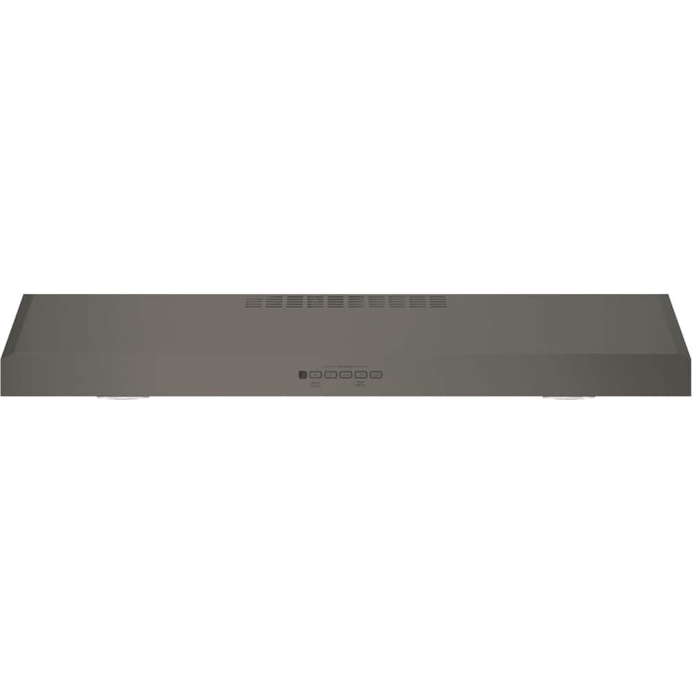 GE - 36 inches - Convertible - Under cabinet Range Hood - Slate - Front_Zoom