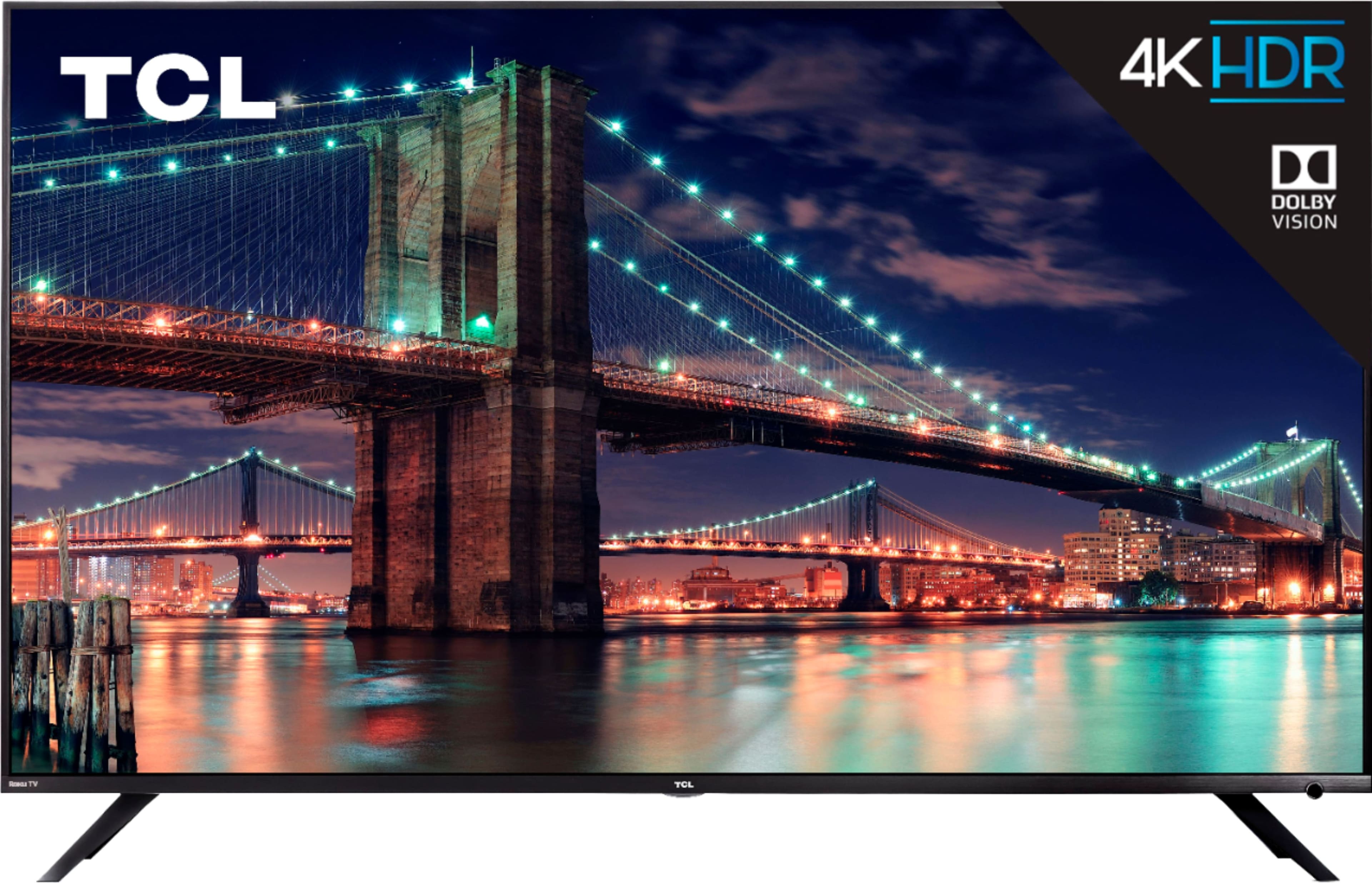 Front. TCL - 65" Class 6 Series LED 4K UHD Smart Roku TV.