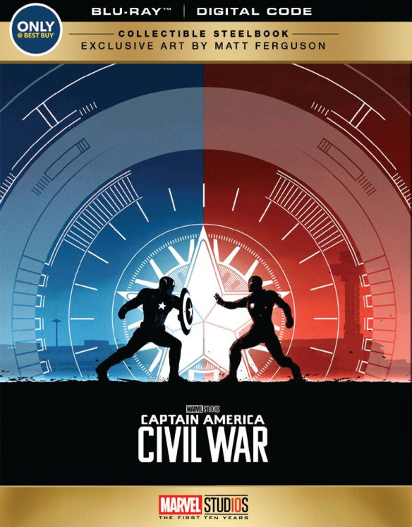  Captain America: Civil War [SteelBook] [Blu-ray] [Only @ Best Buy] [2016]