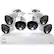 Front. Lorex - 8-Channel, 6-Camera Indoor/Outdoor Wired 4K Ultra HD 2TB DVR Surveillance System.