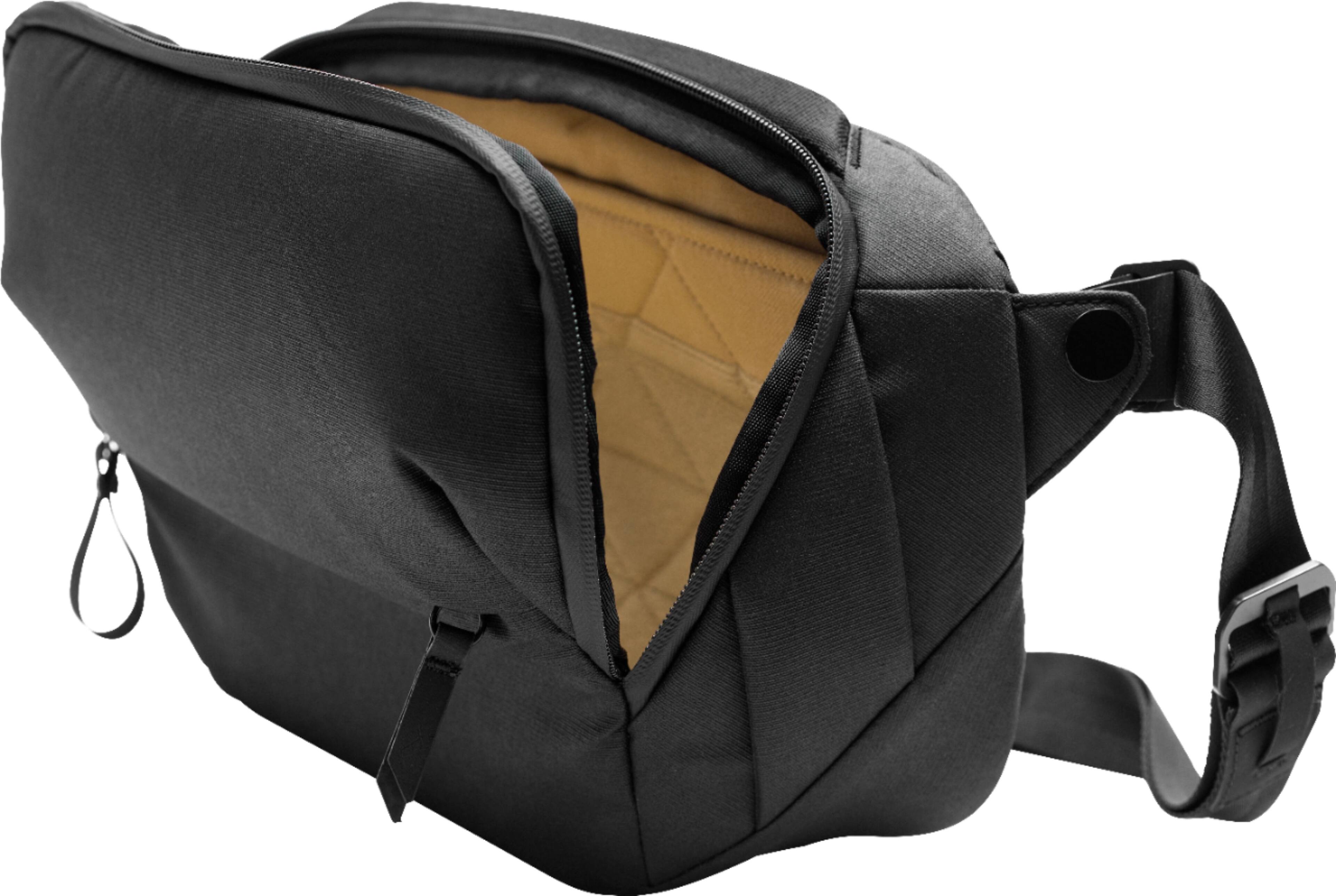 Left View: Peak Design - Everyday Sling 5L - Black