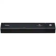 Front. Canon - imageFORMULA P-208II Mobile Document Scanner - Black.
