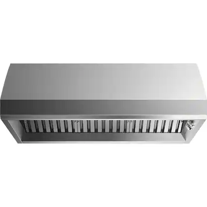 Front. Fisher & Paykel - Professional Dual Blower 48" Range Hood - Integrated.