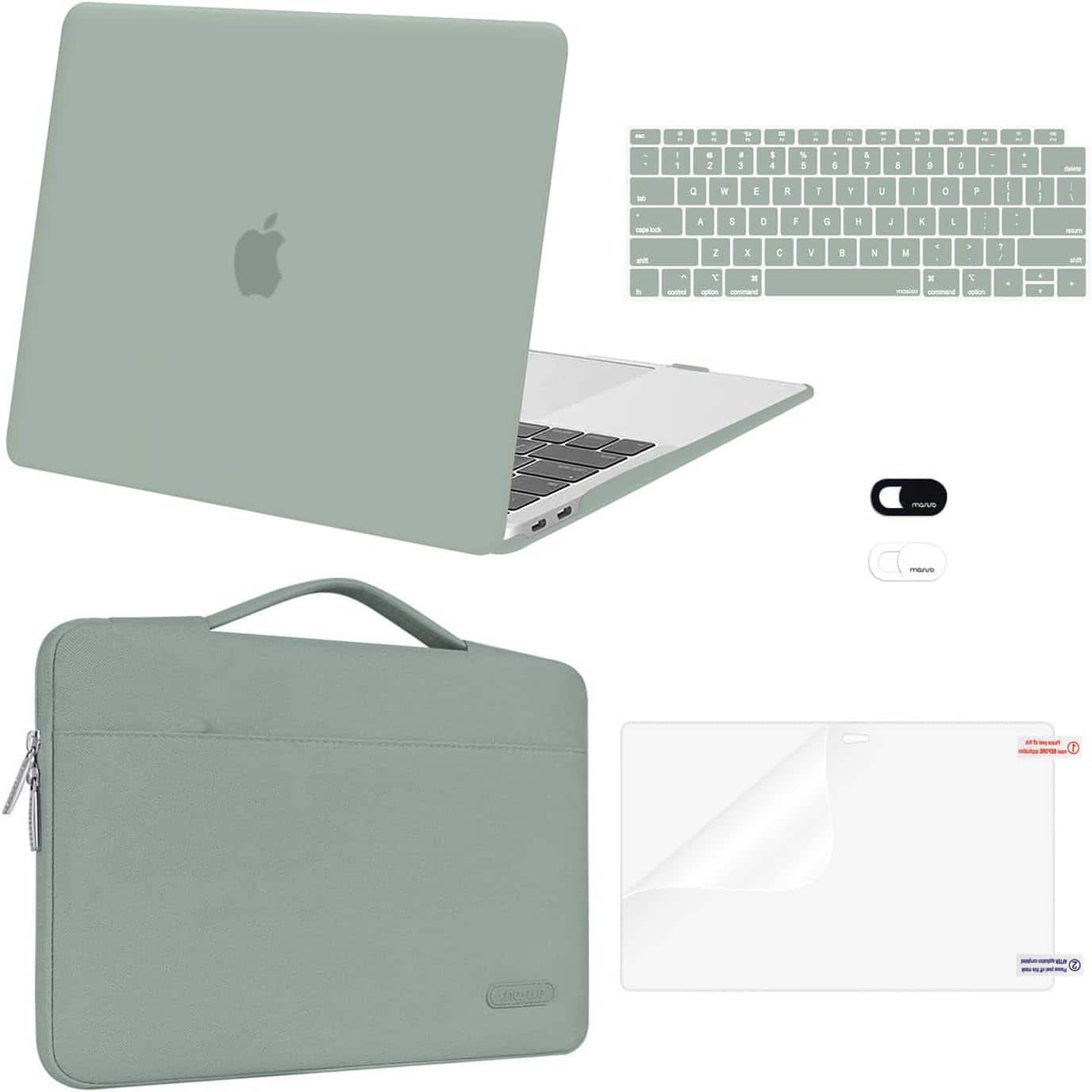 mosiso - 5-in-1 MacBook Air 13 Case and Sleeve Kit A2337/A2179/A1932 - Antique Green price history on PriceWatchPro