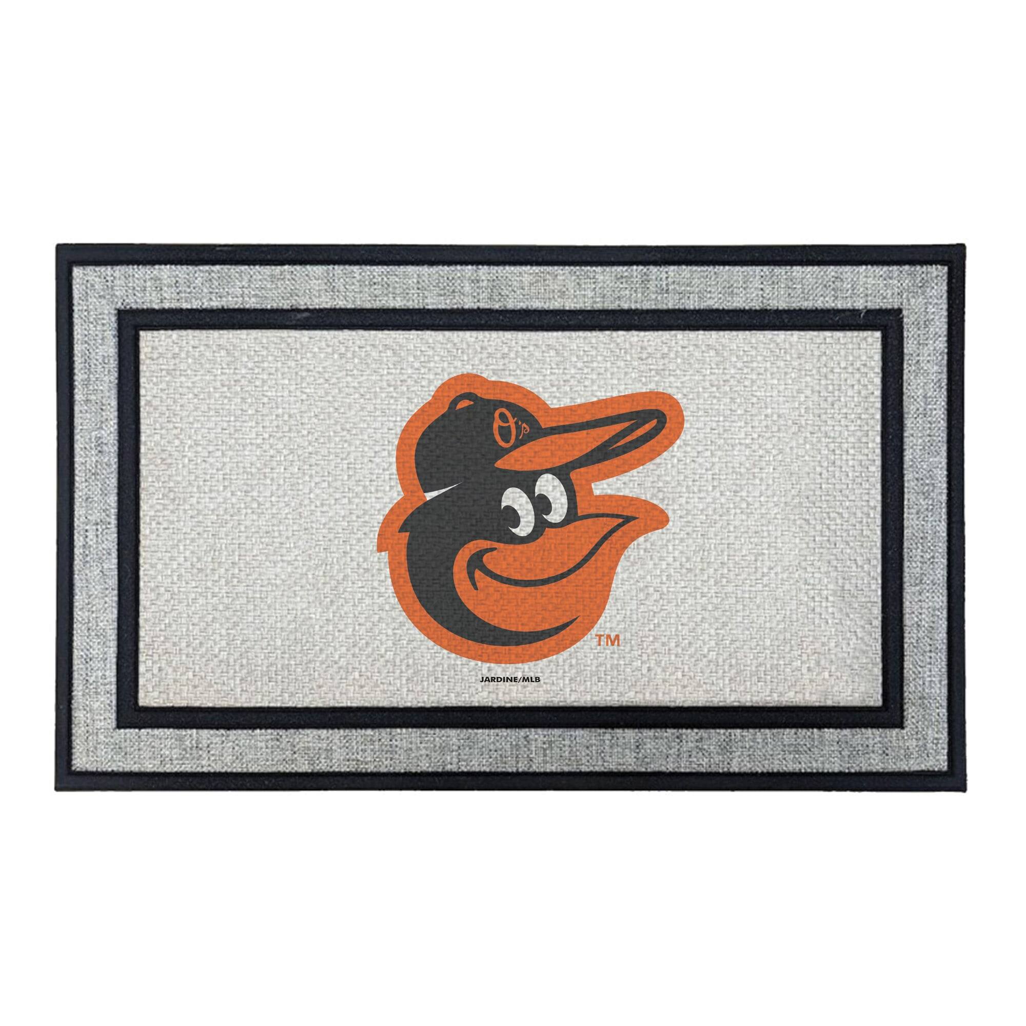 Front. Jardine - Baltimore Orioles 18" x 30" Indoor/Outdoor Logo Doormat - Multicolor.