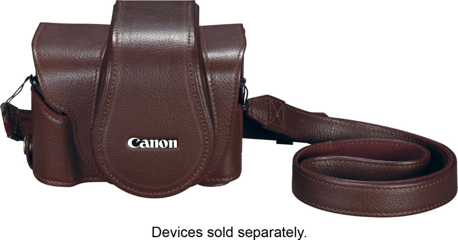 Best Buy Canon Deluxe Camera Case Brown 3087C001