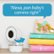 Alt View Zoom 12. Project Nursery - Smart Wi-Fi Baby Monitor Camera - White.