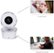 Alt View Zoom 15. Project Nursery - Smart Wi-Fi Baby Monitor Camera - White.