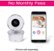 Alt View Zoom 16. Project Nursery - Smart Wi-Fi Baby Monitor Camera - White.
