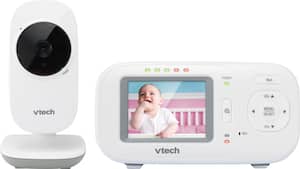 VTech - Video Baby Monitor with 2.4" Screen - White - Front_Zoom