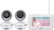 Front Zoom. VTech - Video Baby Monitor with (2) Cameras and 4.3" Screen - White.