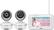 Front. VTech - Video Baby Monitor with (2) Cameras and 4.3" Screen - White.