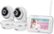 Left Zoom. VTech - Video Baby Monitor with (2) Cameras and 4.3" Screen - White.