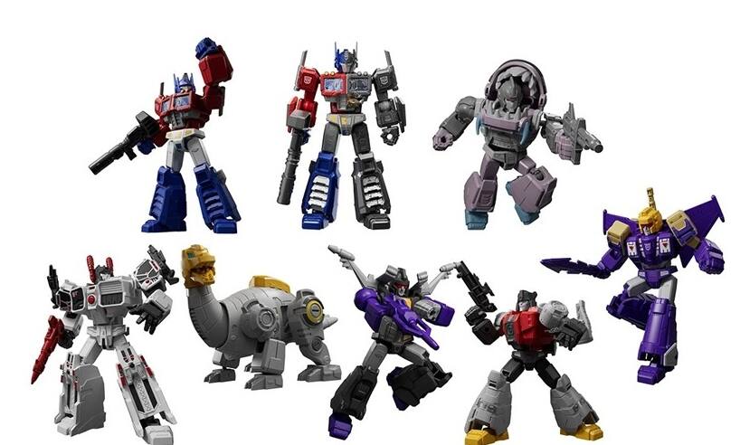 Alt View 4. Transformers - Galaxy Version Vol. 8 Box of 9 Blind Box Model Kits | Transformers One Shall Fall | Blokees.