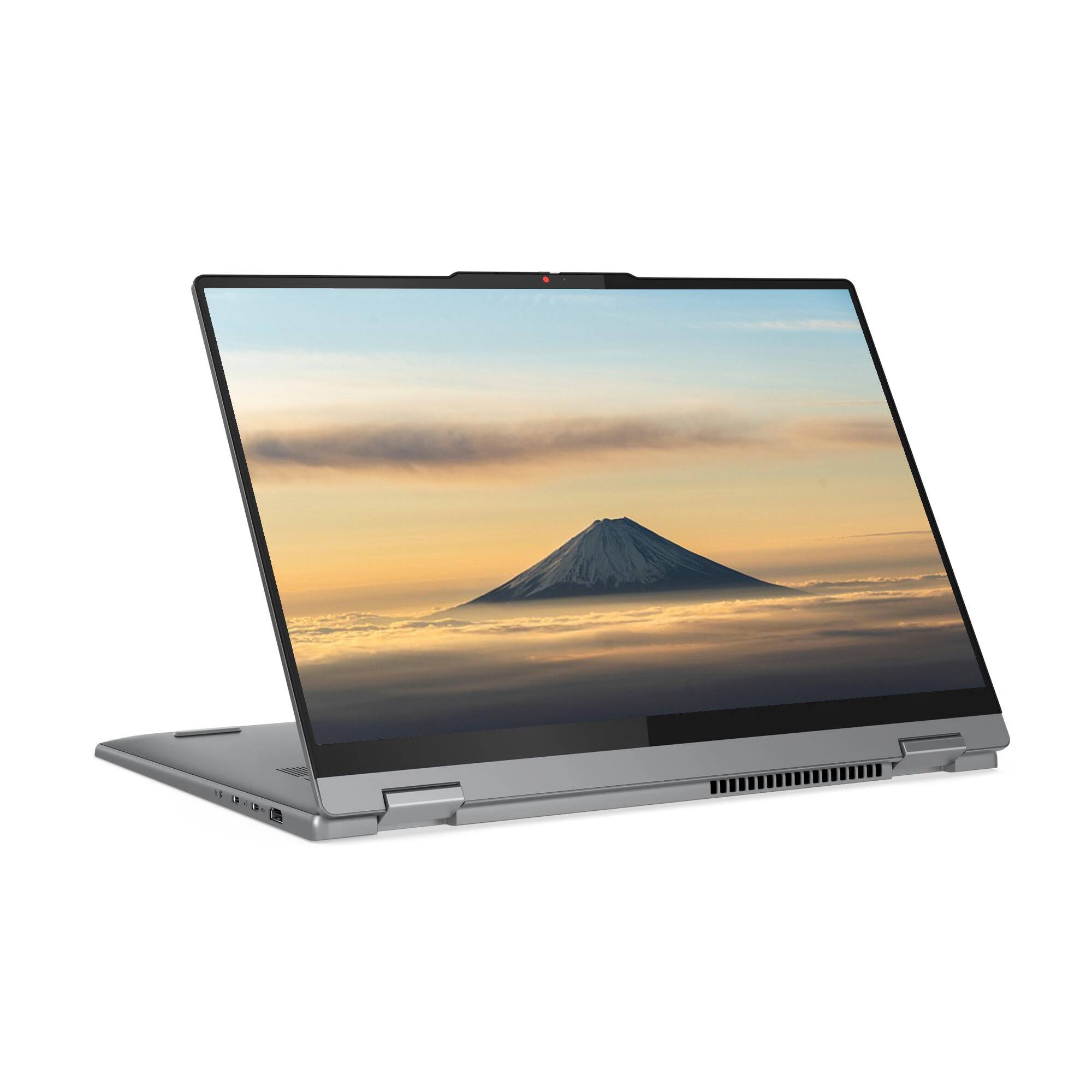 Angle. Lenovo - IdeaPad 5i 2-in-1 16'' FHD+ Touchscreen Laptop - Intel Core 5 120U with 16GB Memory - 512GB SSD - Windows 11 - Grey.