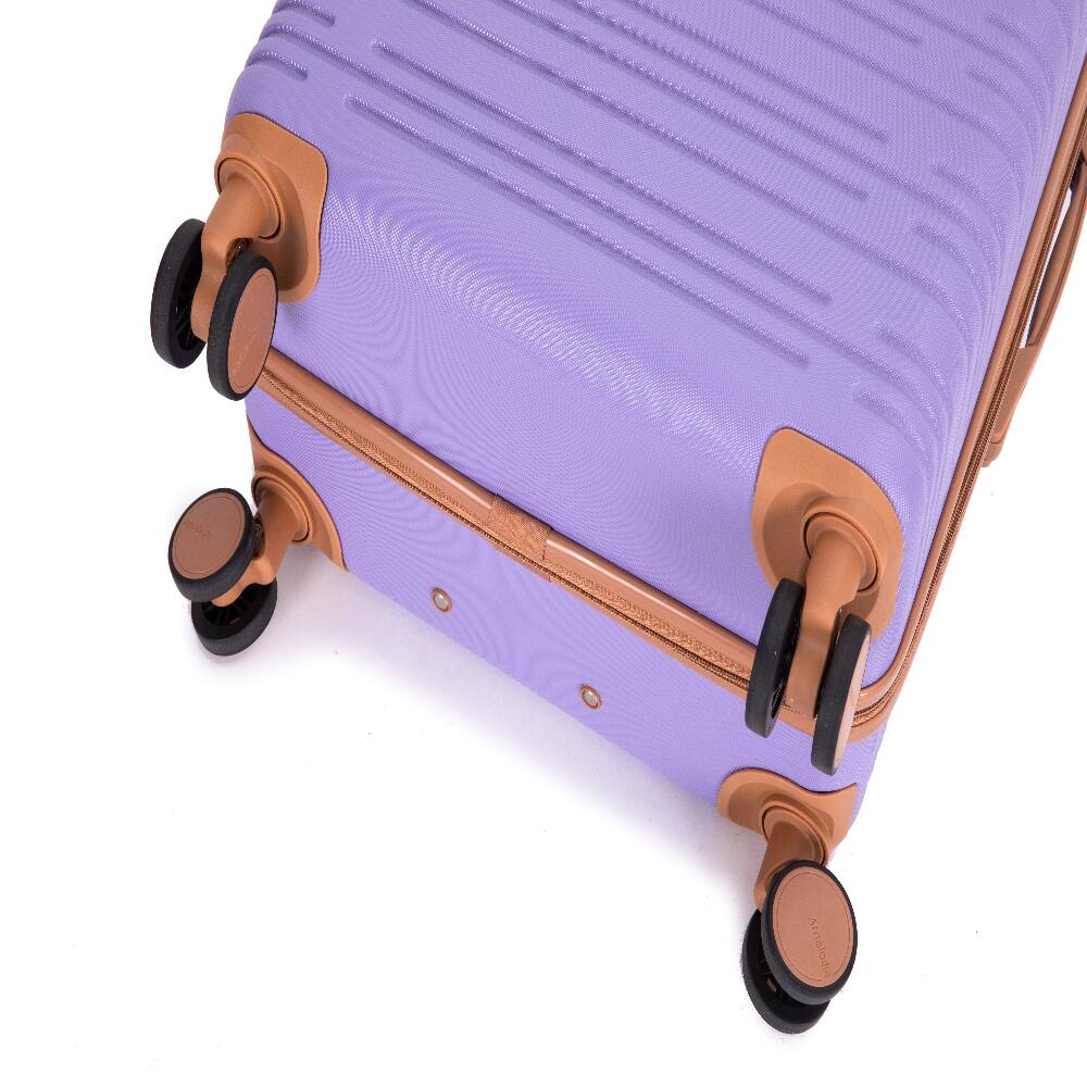 Alt View 7. Ropilly - Ropilly 5 Piece Luggage Set Hard Shell Suitcase Set Lilac - Lilac.