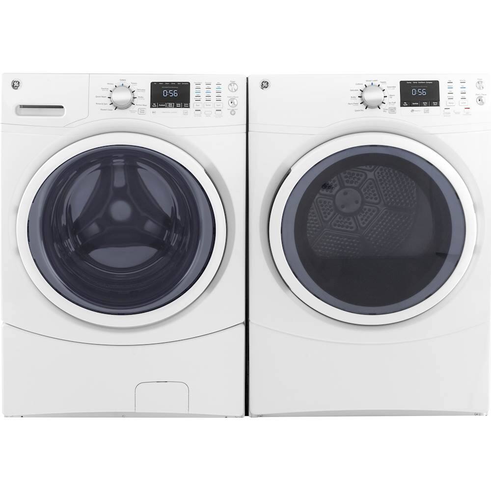 Best Buy GE 4.5 Cu. Ft. 10Cycle FrontLoading Washer White On White