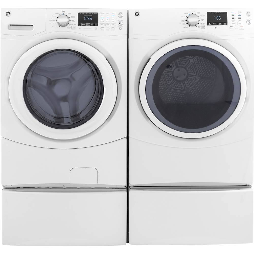 Best Buy GE 4.5 Cu. Ft. 10Cycle FrontLoading Washer White On White