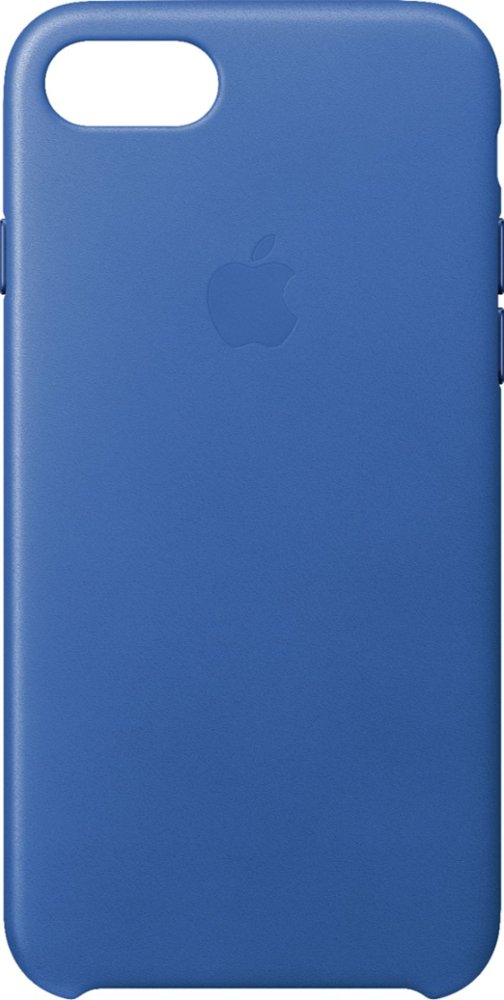 apple - iphone 8 / 7 leather case - electric blue