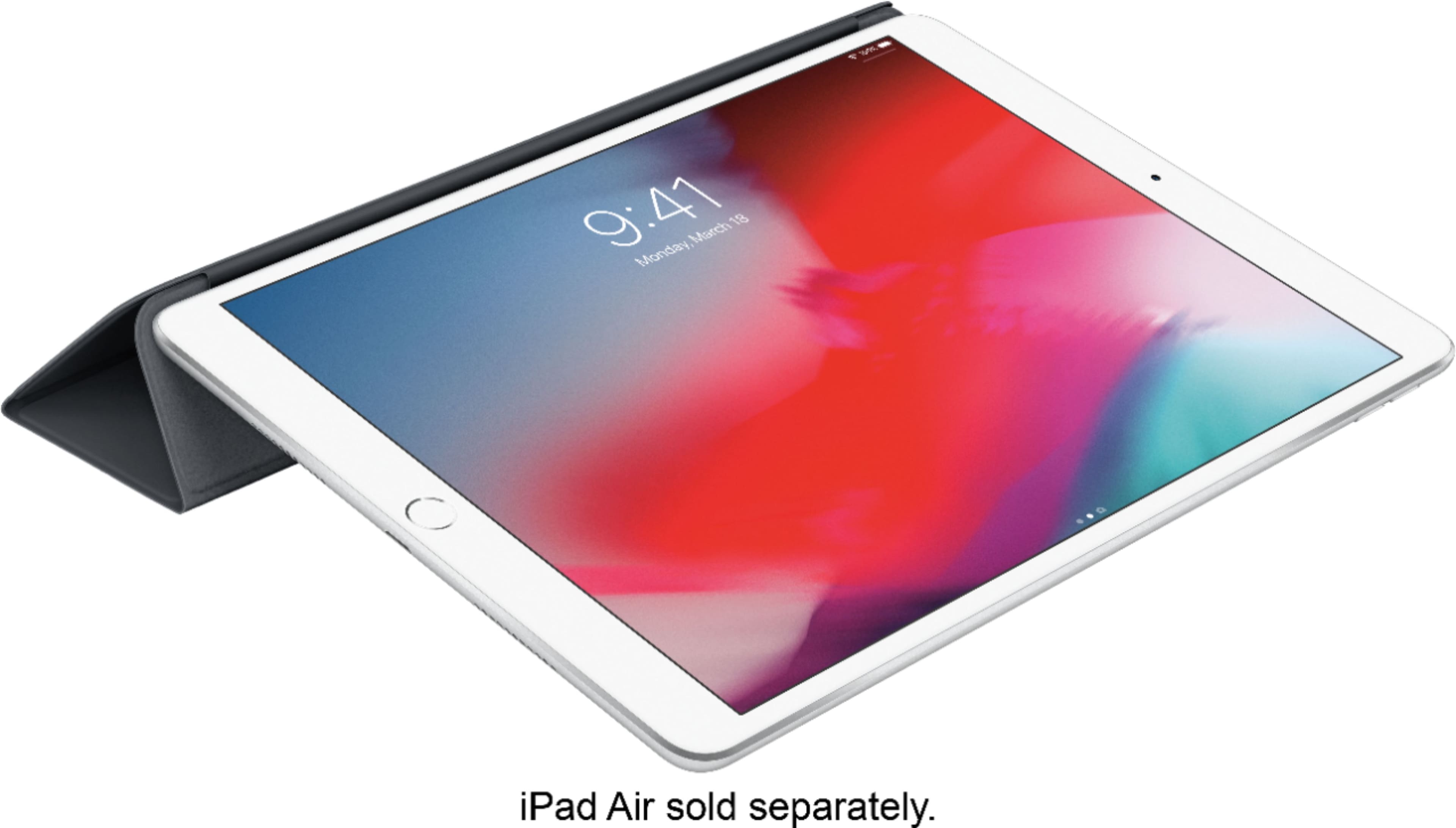 Alt View 13. Apple - Smart Cover for Apple® 10.5" iPad® Pro and iPad® Air and 10.2 (7th Generation 2019 and 9th Generation 2021) - Charcoal Gray.