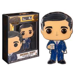 The Office 3 Inch Funko POP Pin | Michael Scott - Blue