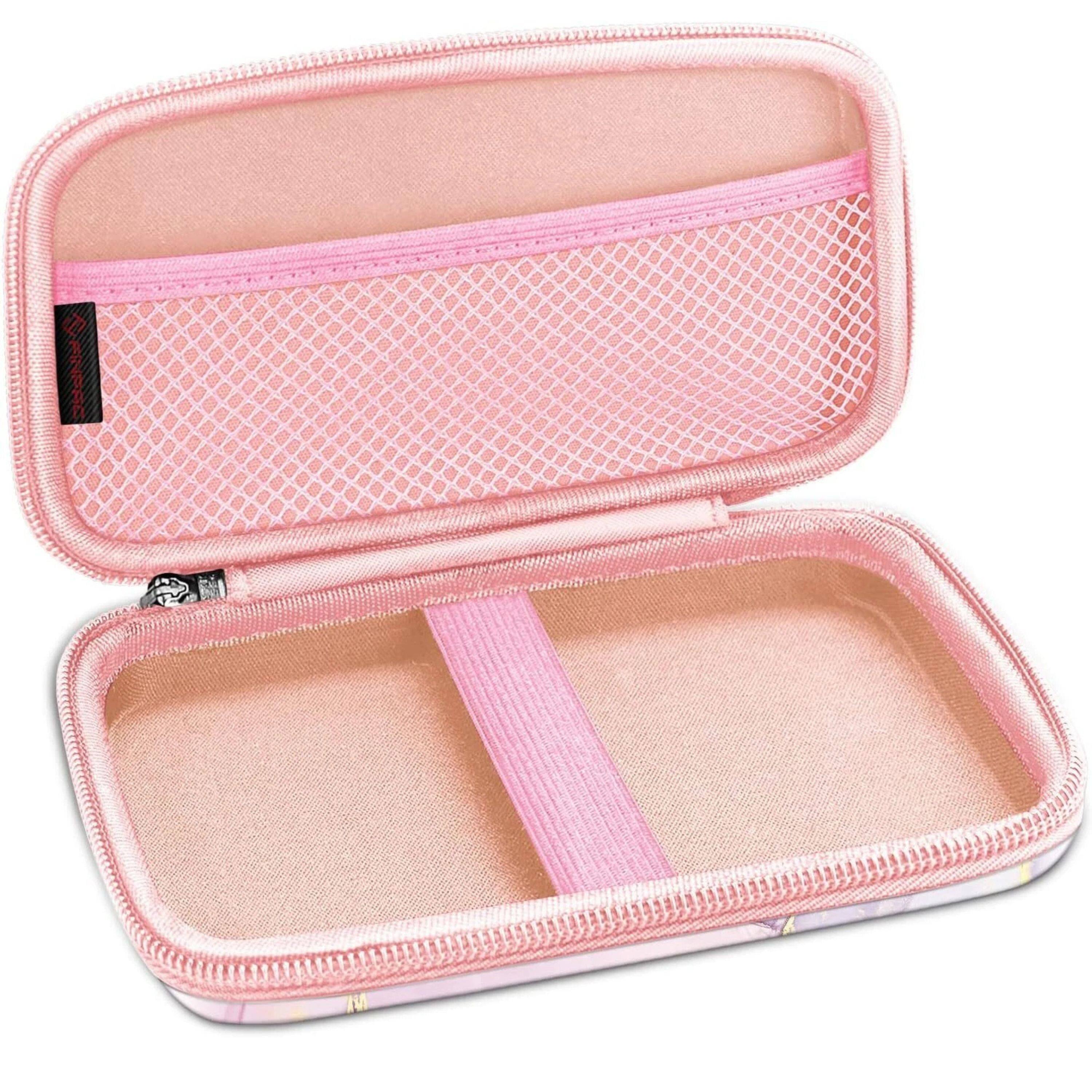 Back. Kitcheniva - Hard Shell Case for Fujifilm Instax Mini Link Printer Durable Storage Bag Emerald - Emerald Illusion.