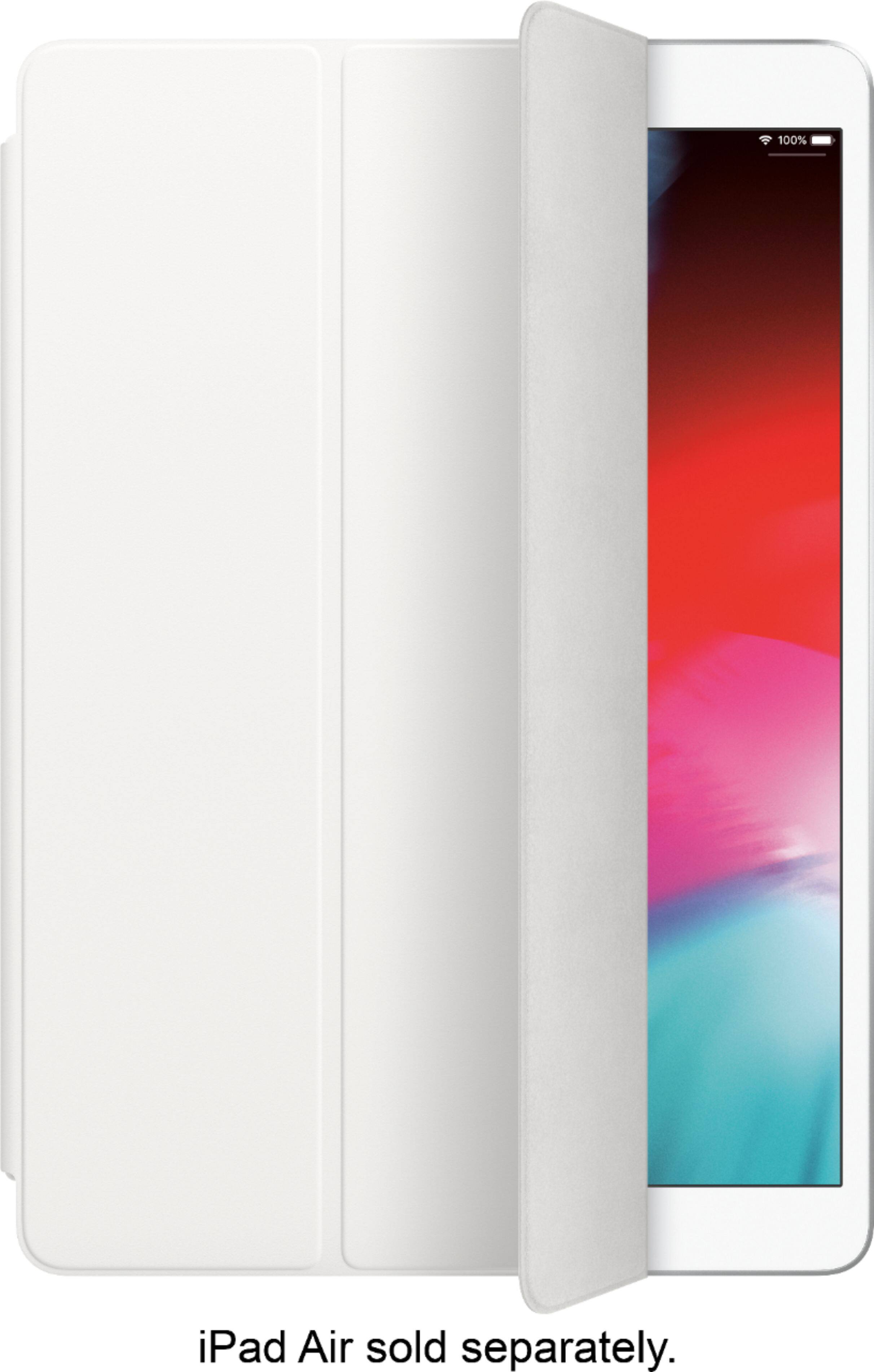 Front. Apple - Smart Cover for Apple® 10.5" iPad® Pro and iPad® Air and 10.2 (7th Generation 2019 and 9th Generation 2021) - White.