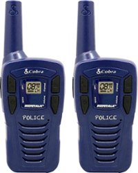Cobra - Hero Series 16-Mile, 22-Channel FRS/GMRS 2-Way Radios (Pair) - Blue - Angle_Zoom