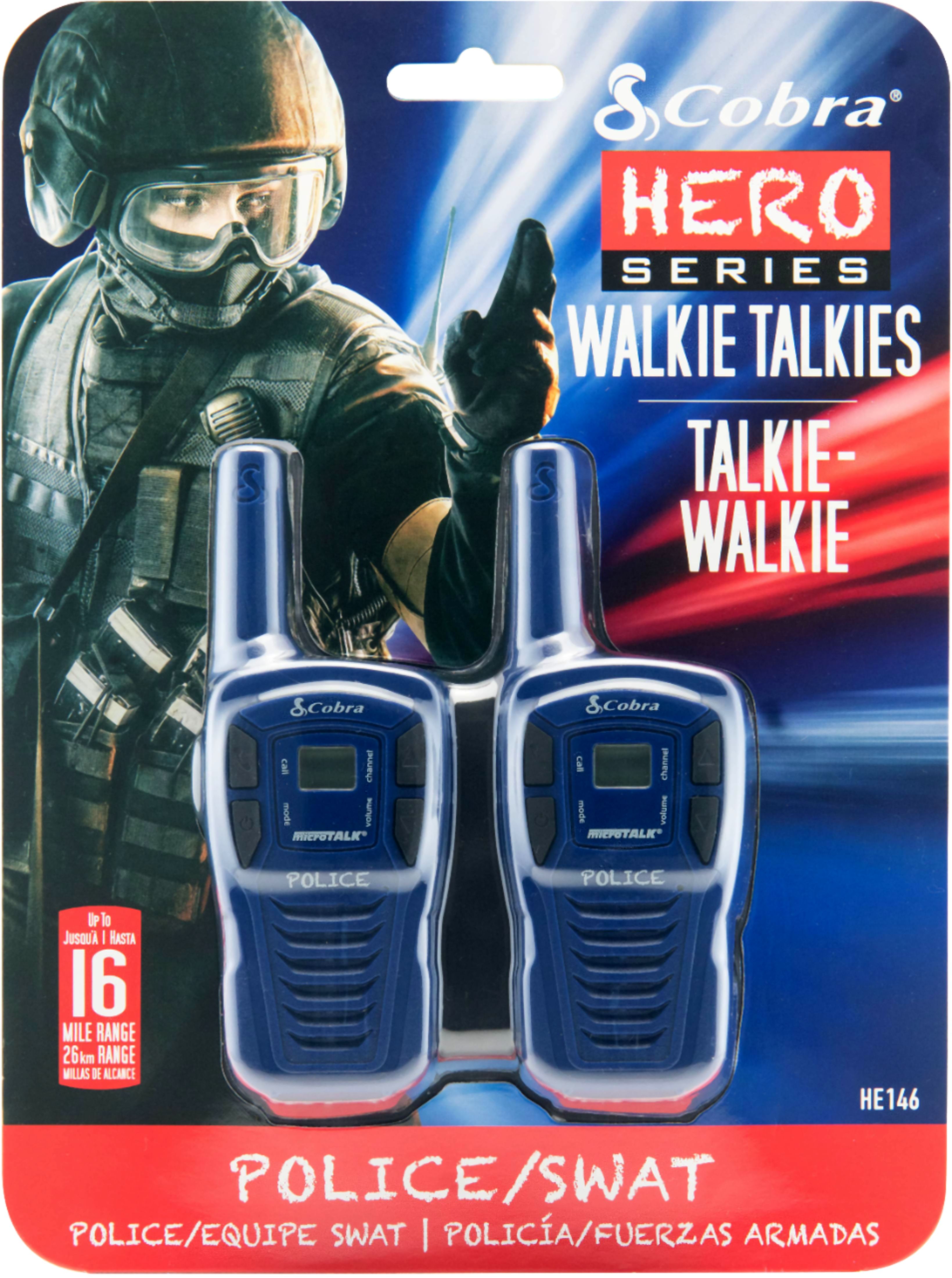 Cobra HE146 HE146 16-Mile 22-Channel FRS/GMRS 2-Way Radios Blue 