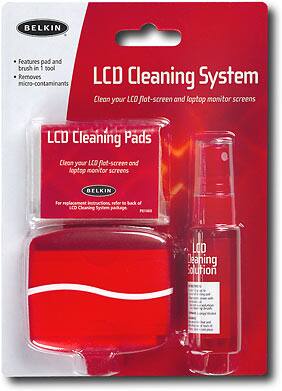 Front Standard. Belkin - LCD Cleaning System.