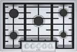 Bosch - 30" Gas Cooktop - Stainless steel - Front_Standard