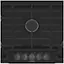 Alt View 11. Bosch - 800 Series 36" Built-In Gas Cooktop with 5 burners and OptiSim - Black.