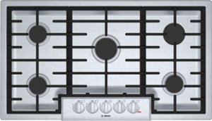 Bosch - 800 Series 36" Built-In Gas Cooktop with 5 burners and OptiSim - Stainless Steel
